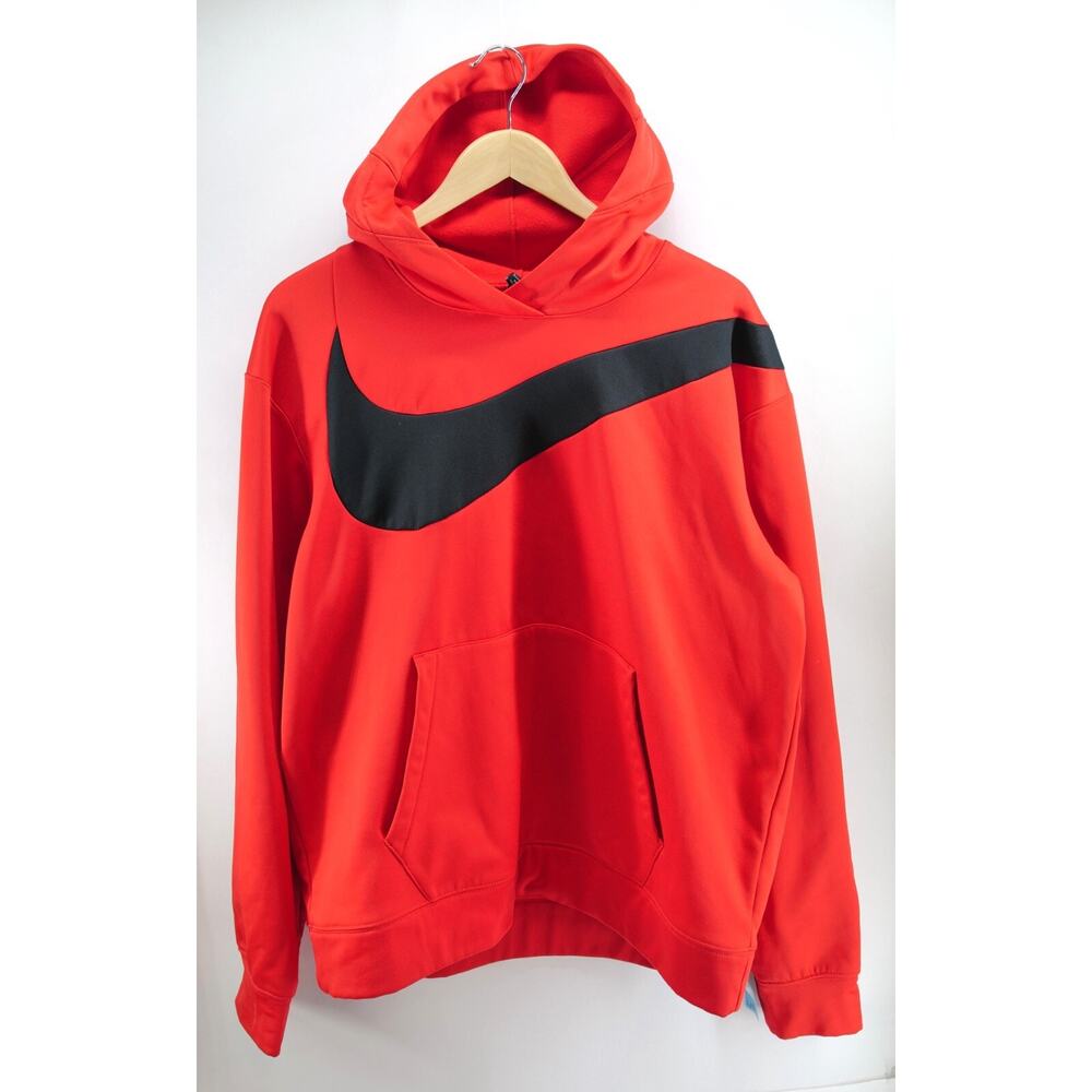 Men's Big & Tall and Regular Nike Therma Hoodie Red‎ CK6458-657 Large